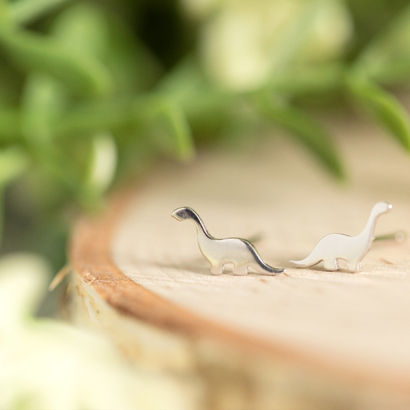 Tiny Dino Studs (S925) - Picture 2 of 7